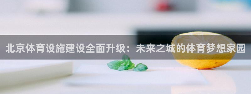 北京体育设施建设全面升级：未来之城的体育梦想家园