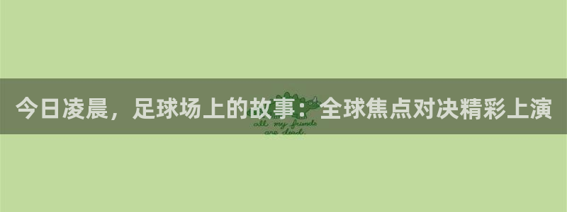 今日凌晨，足球场上的故事：全球焦点对决精彩上演